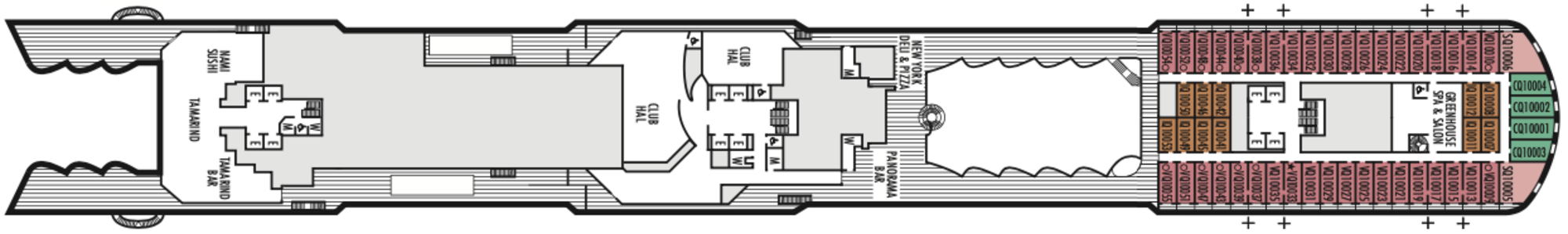 Deck 10 - Panorama plan